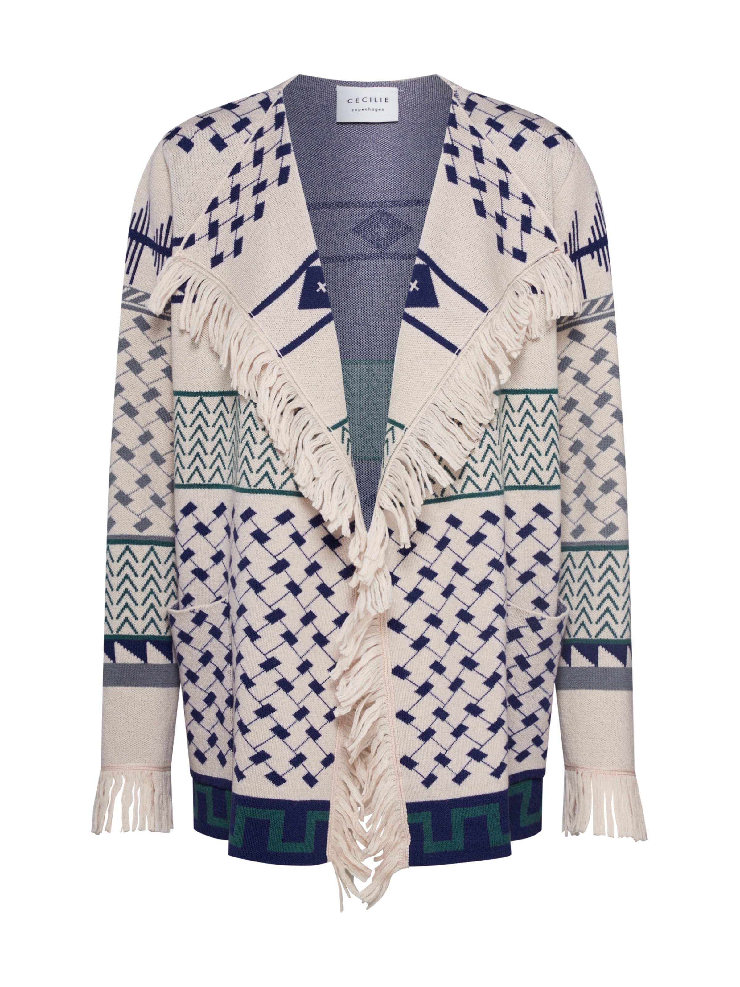 Cecilie Copenhagen - Gebreid vest 'Kadia' in de kleur Crème