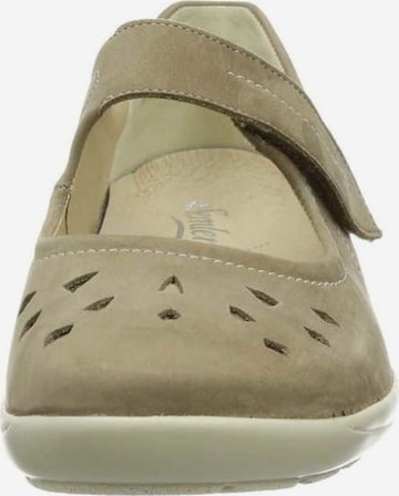 SEMLER Ballet Flats with Strap in Beige