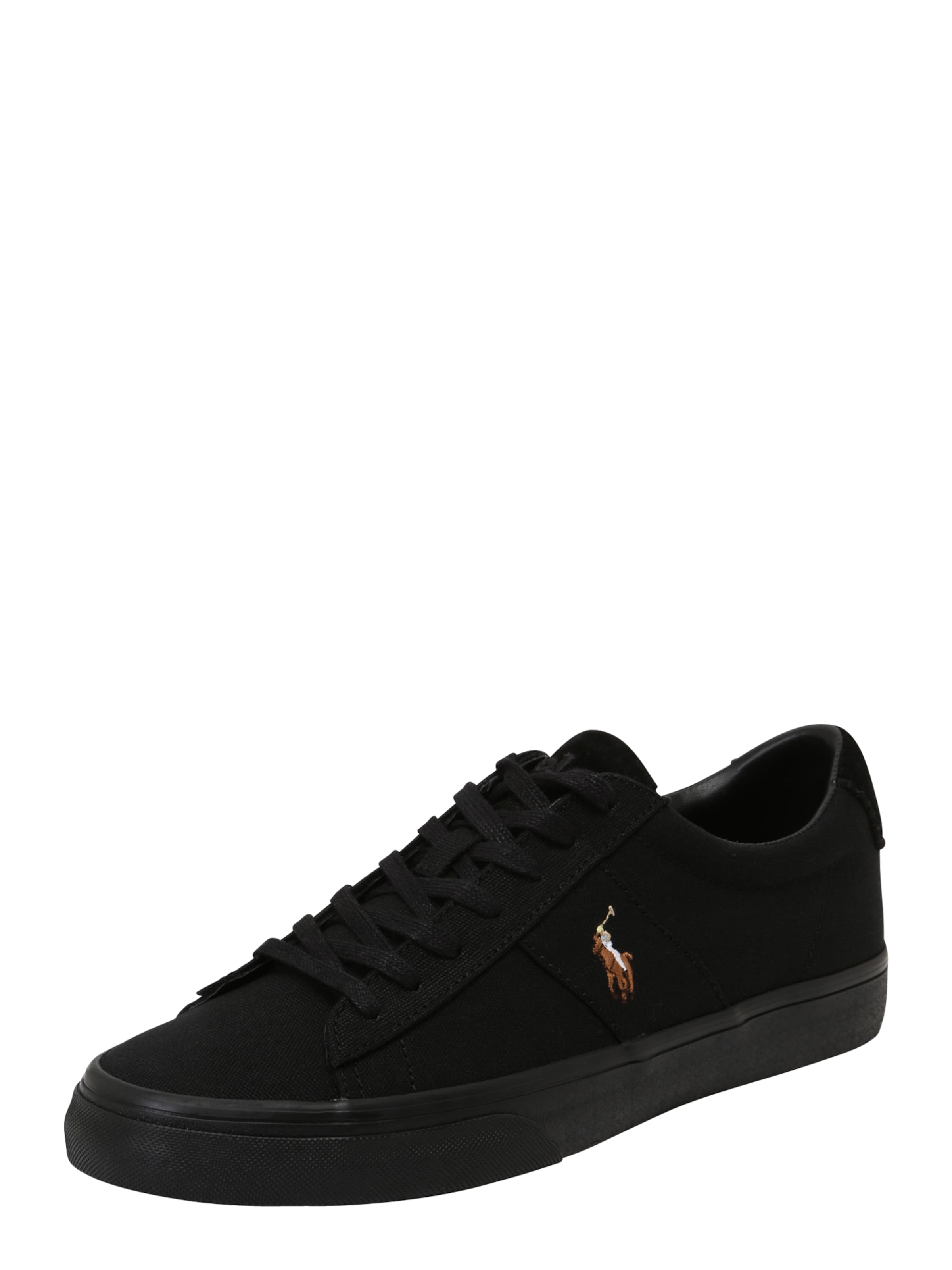 Sneaker bassa 'Sayer' di Polo Ralph Lauren in nero: frontale