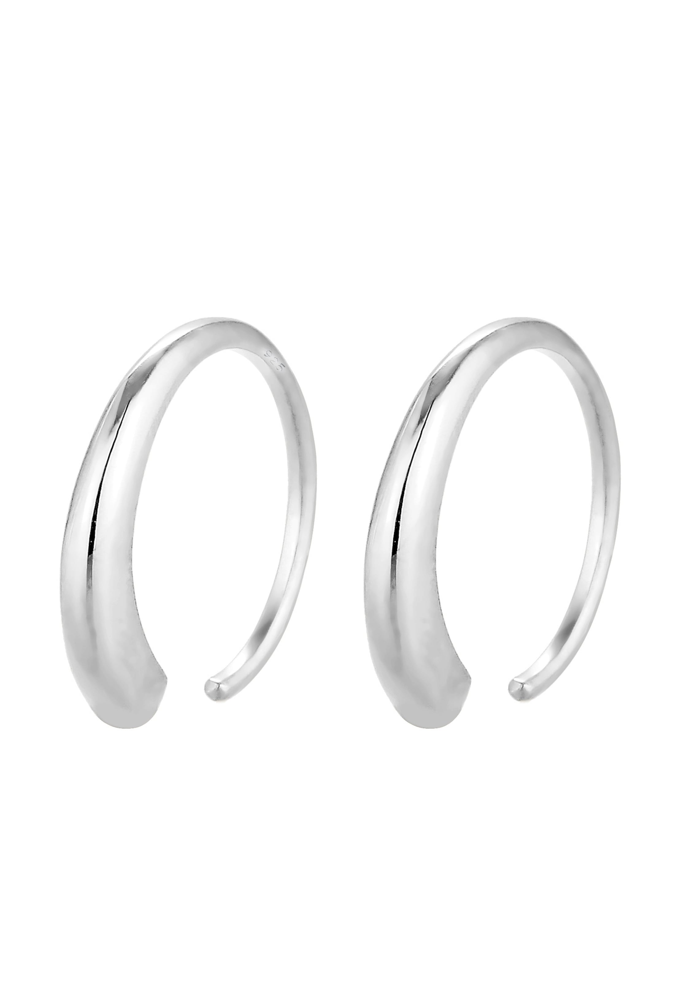 ELLI Náušnice – stříbrná: přední strana