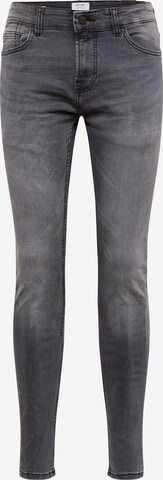 Only & Sons Skinny Jeans 'Warp' in Grijs: voorkant