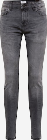 Only & Sons Skinny Jeans 'Warp' in Grijs: voorkant