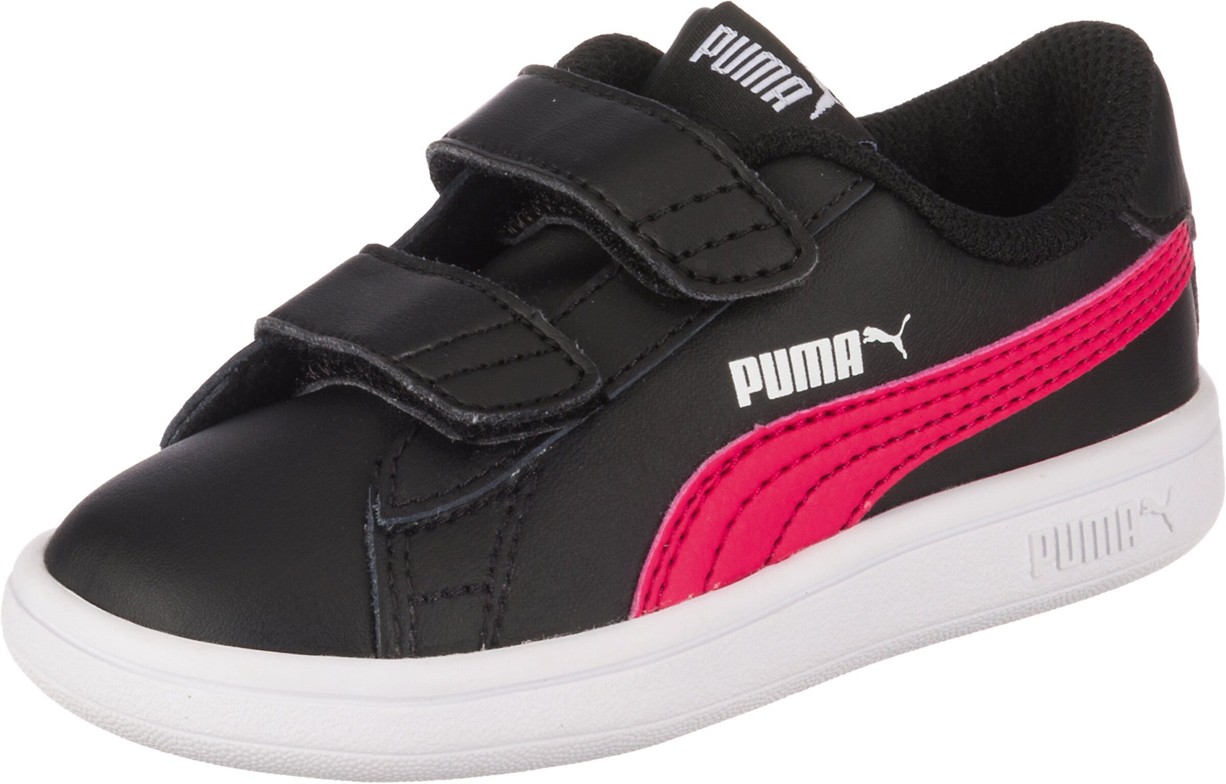 PUMA Sneaker 'Smash v2' in rot / schwarz / weiÃ | ABOUT YOU