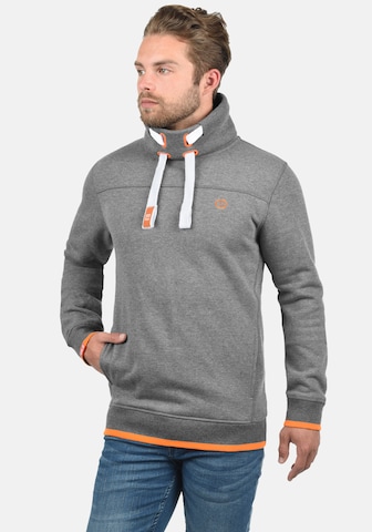 !Solid Sweatshirt 'BENJAMIN TUBE' in Grijs: voorkant