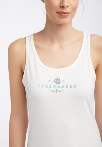 DREIMASTER - Top en blanco