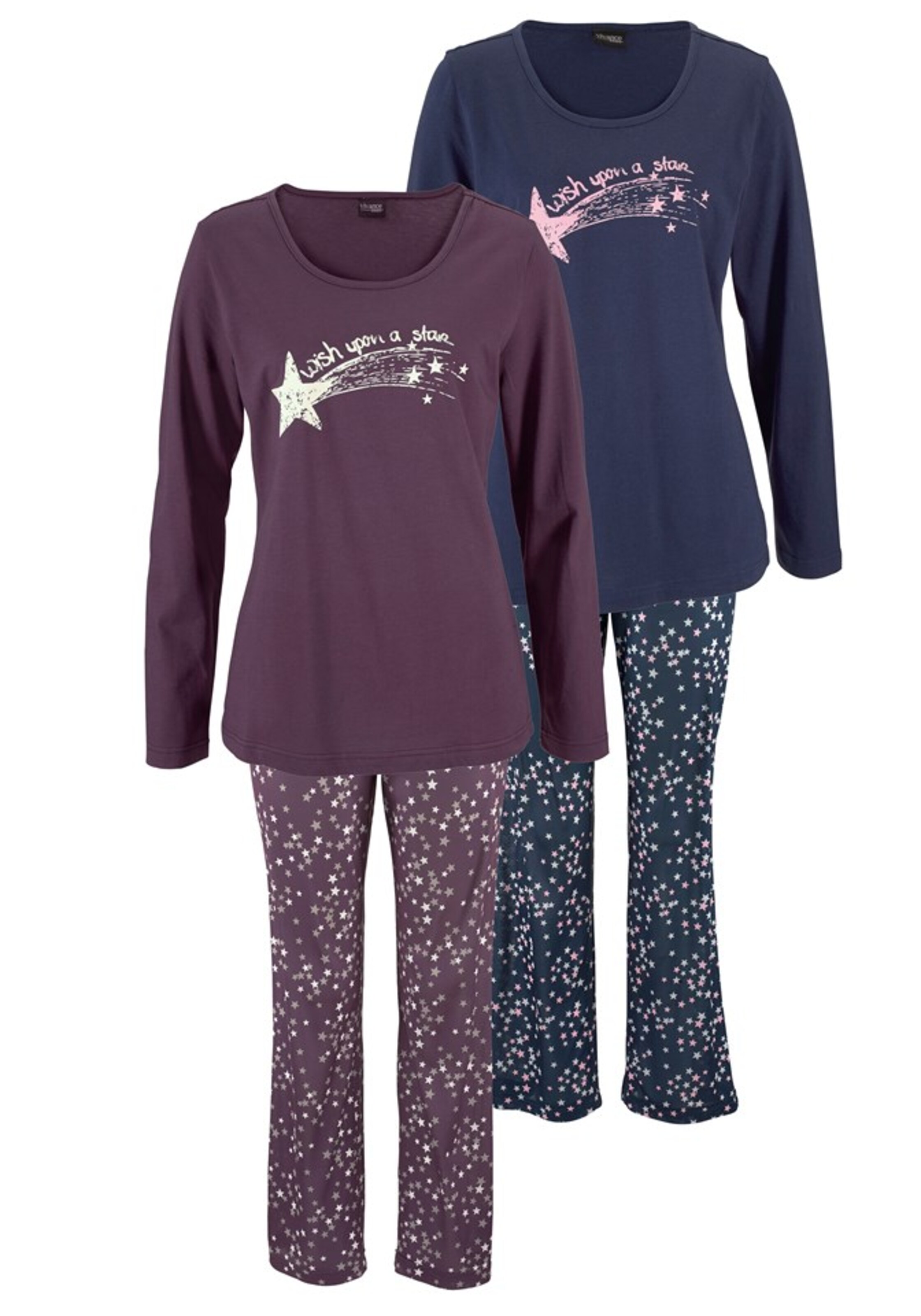 VIVANCE Pyjamas 'Dreams' in Blau: Vorderseite