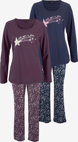 VIVANCE Pyjama 'Dreams' in Blauw: voorkant