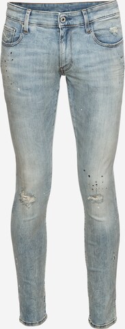 G-Star RAW Skinny Jeans '3301 Deconstructed' in Blauw