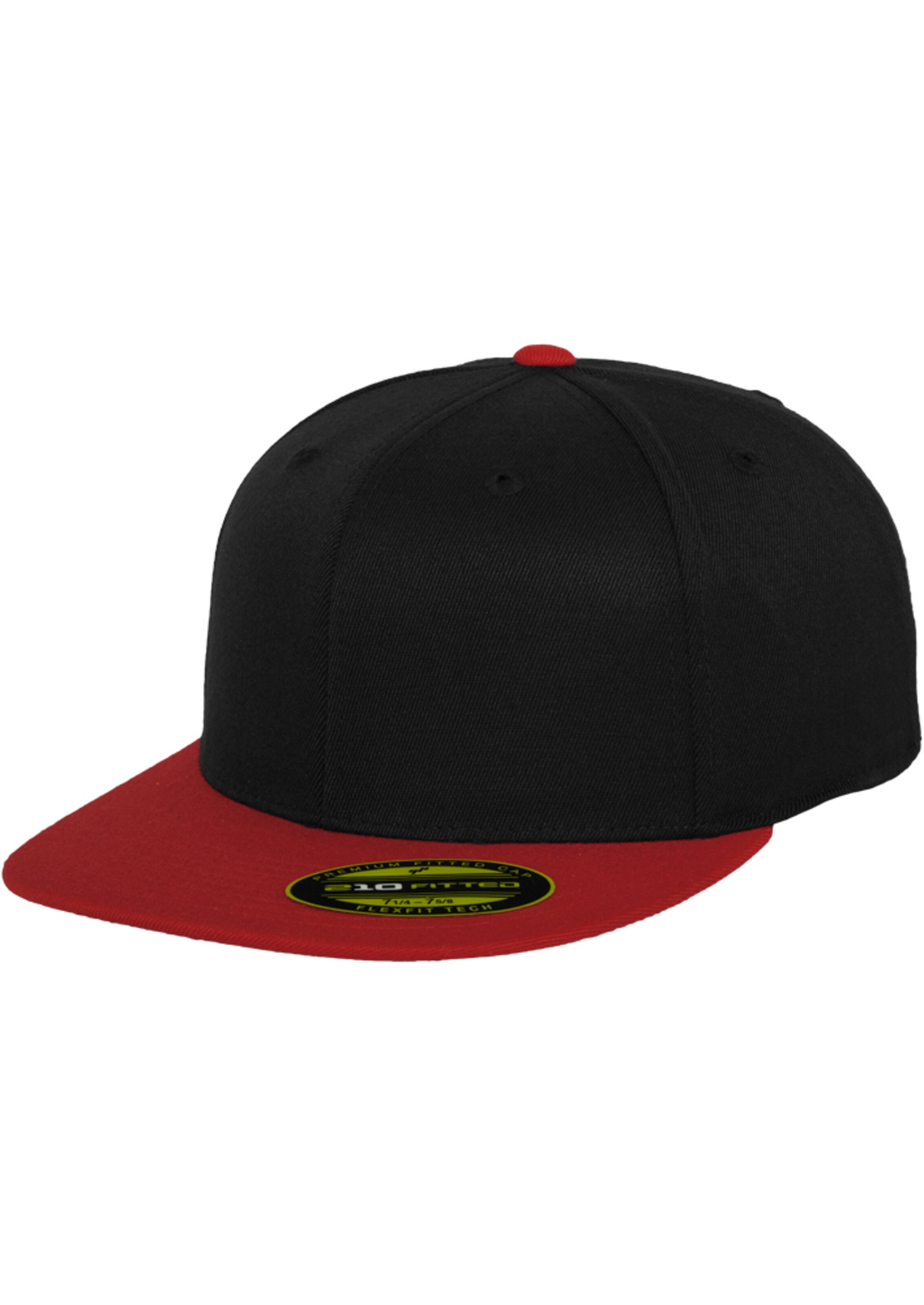 Cappello da baseball 'Premium 210' di Flexfit in nero: frontale