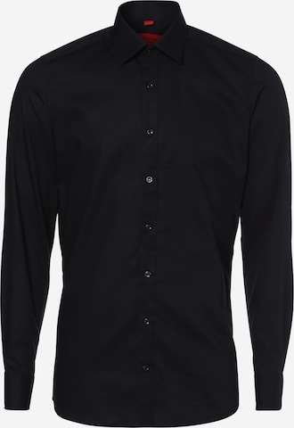 Finshley & Harding Slim Fit Hemd in Schwarz: predná strana