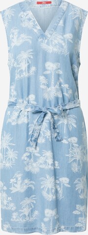 s.Oliver Summer Dress in Blue: front
