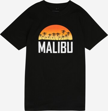 Mister Tee Футболка 'Malibu' в Черный: спереди