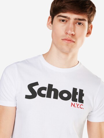 Schott NYC Shirt in White