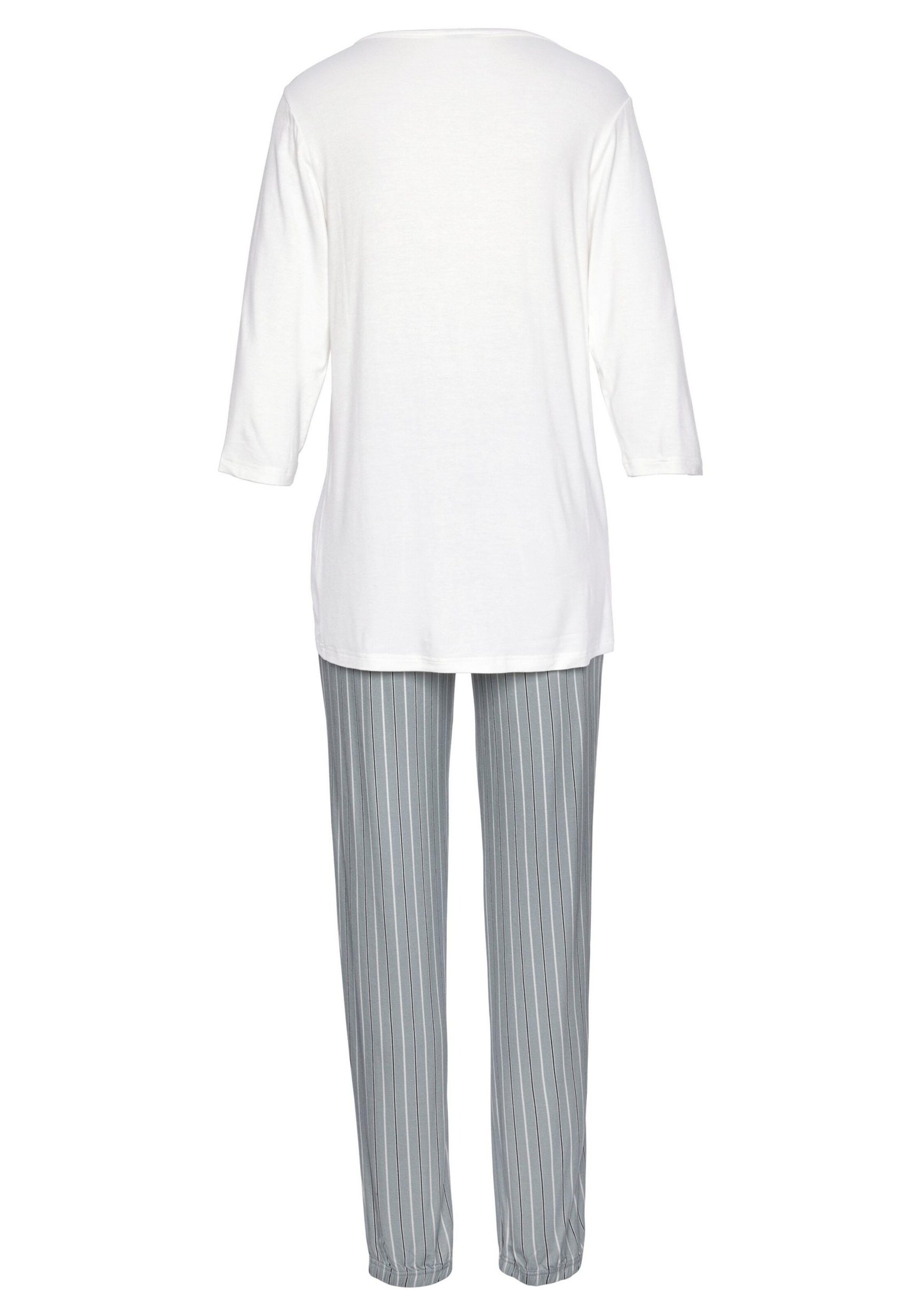 LASCANA - Pyjama in hellgrau