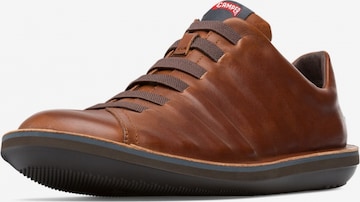 CAMPER Athletic Lace-Up Shoes ' Beetle ' in Brown: front