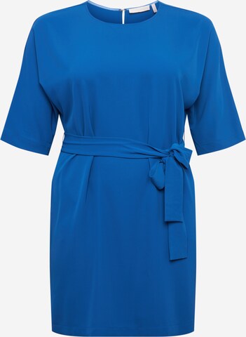 Guido Maria Kretschmer Curvy Jurk 'Madita' in Blauw: voorkant