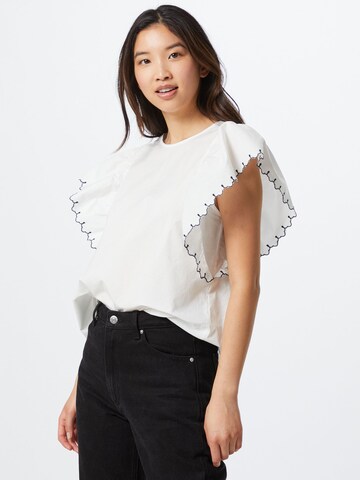 VERO MODA - Blusa 'VMLACI' em branco: frente