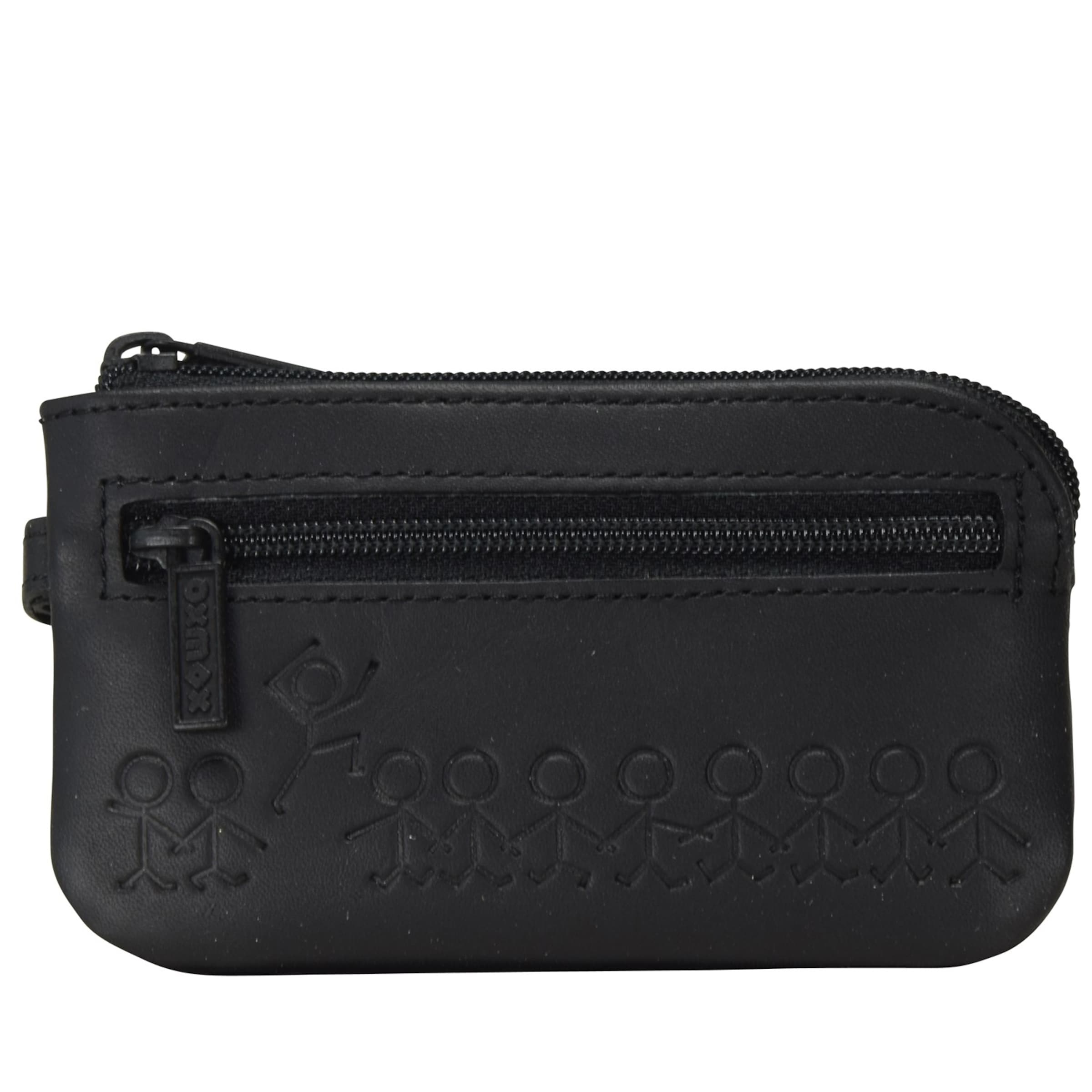 OXMOX Schlüsseletui in Schwarz: Vorderseite