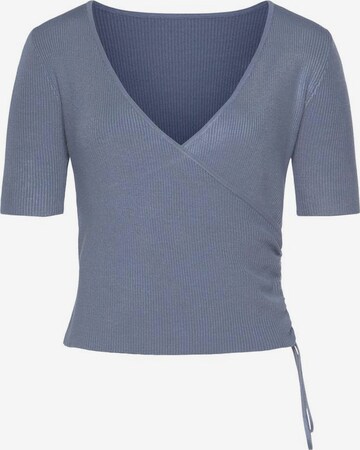 LASCANA Sweater in Blue: front