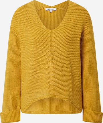 ABOUT YOU Sweater 'Tamara' in Yellow: front