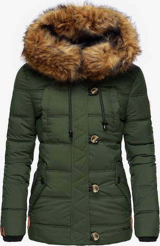 NAVAHOO Winter Jacket 'Zoja' in Green