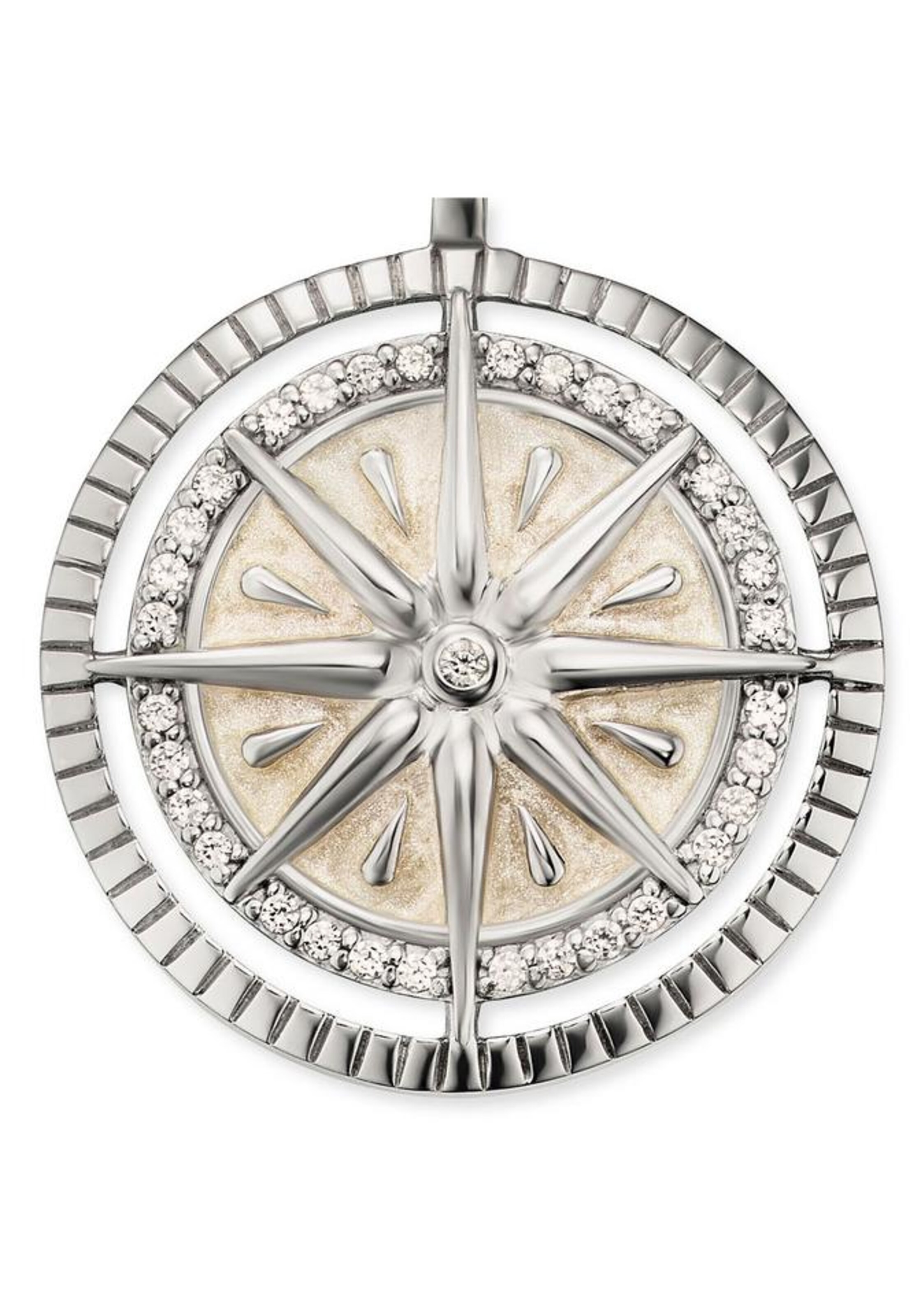 Engelsrufer Necklace 'Windrose' in Silver