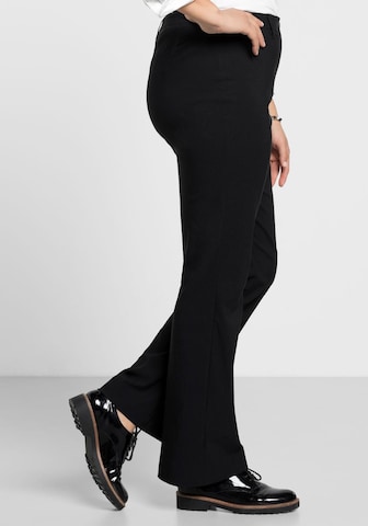 SHEEGO Bootcut Hose 'Bengalin' in Schwarz