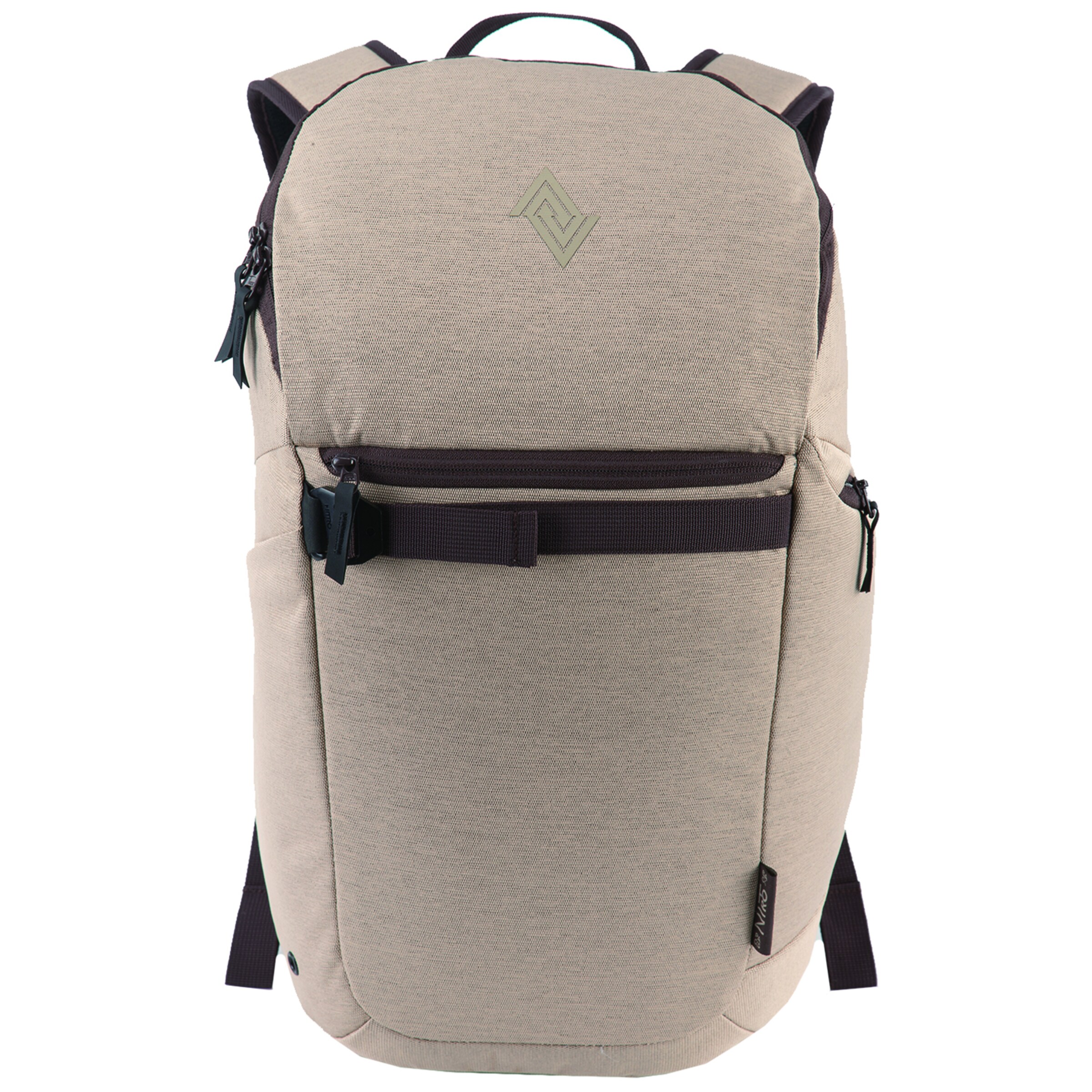 NitroBags Backpack in Beige: front
