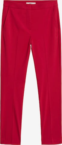 MANGO Slimfit Broek 'Cola' in Rood: voorkant