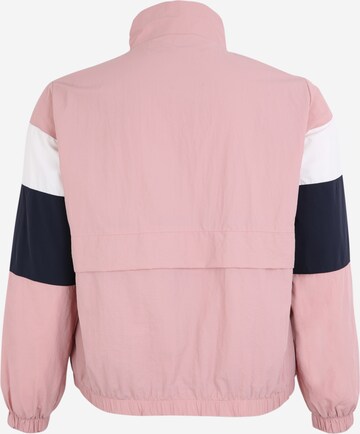 Urban Classics Overgangsjakke i pink