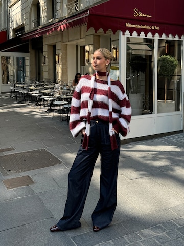 Bold Stripe Sweater Look
