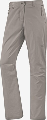 JACK WOLFSKIN Regular Outdoor Pants 'Activate Light' in Grey: front