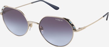 VOGUE Eyewear Солнцезащитные очки в Золотой: спереди