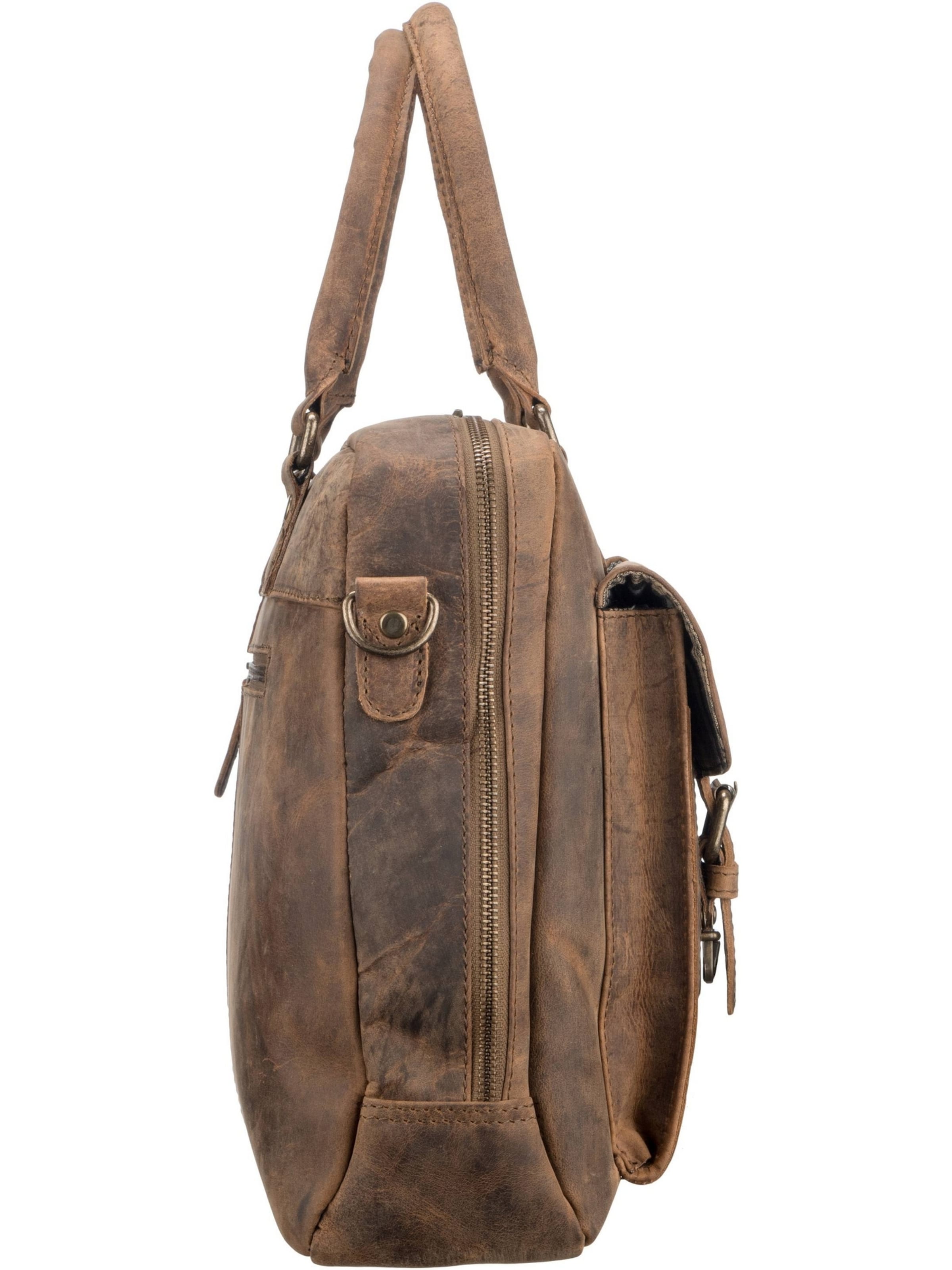 Borsa portadocumenti 'Antic' di Harold's in marrone