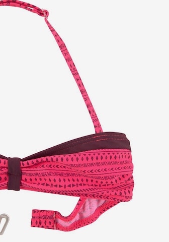BUFFALO Bandeau Bandeau-Bikini in Pink
