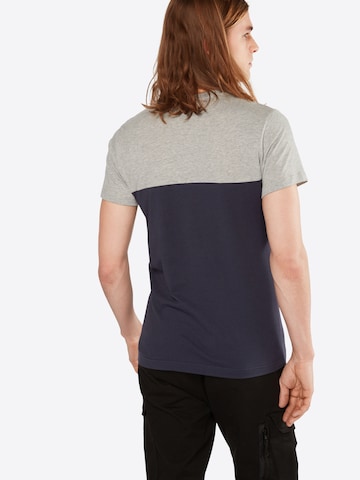 Iriedaily T-Shirt 'Block Pocket 2 Tee' in Blau: zadná strana