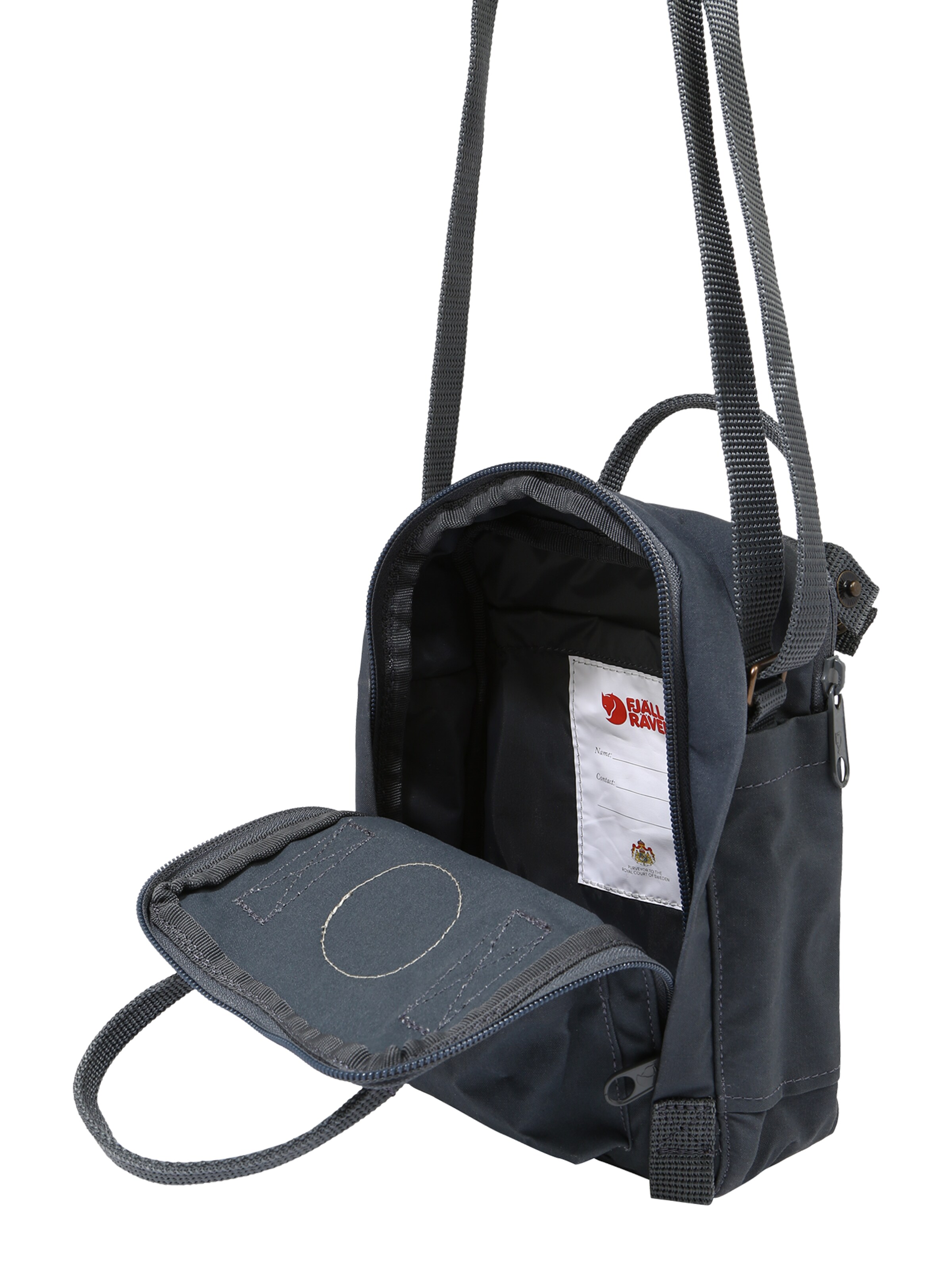 Borsa a tracolla 'Kånken' di Fjällräven in grigio