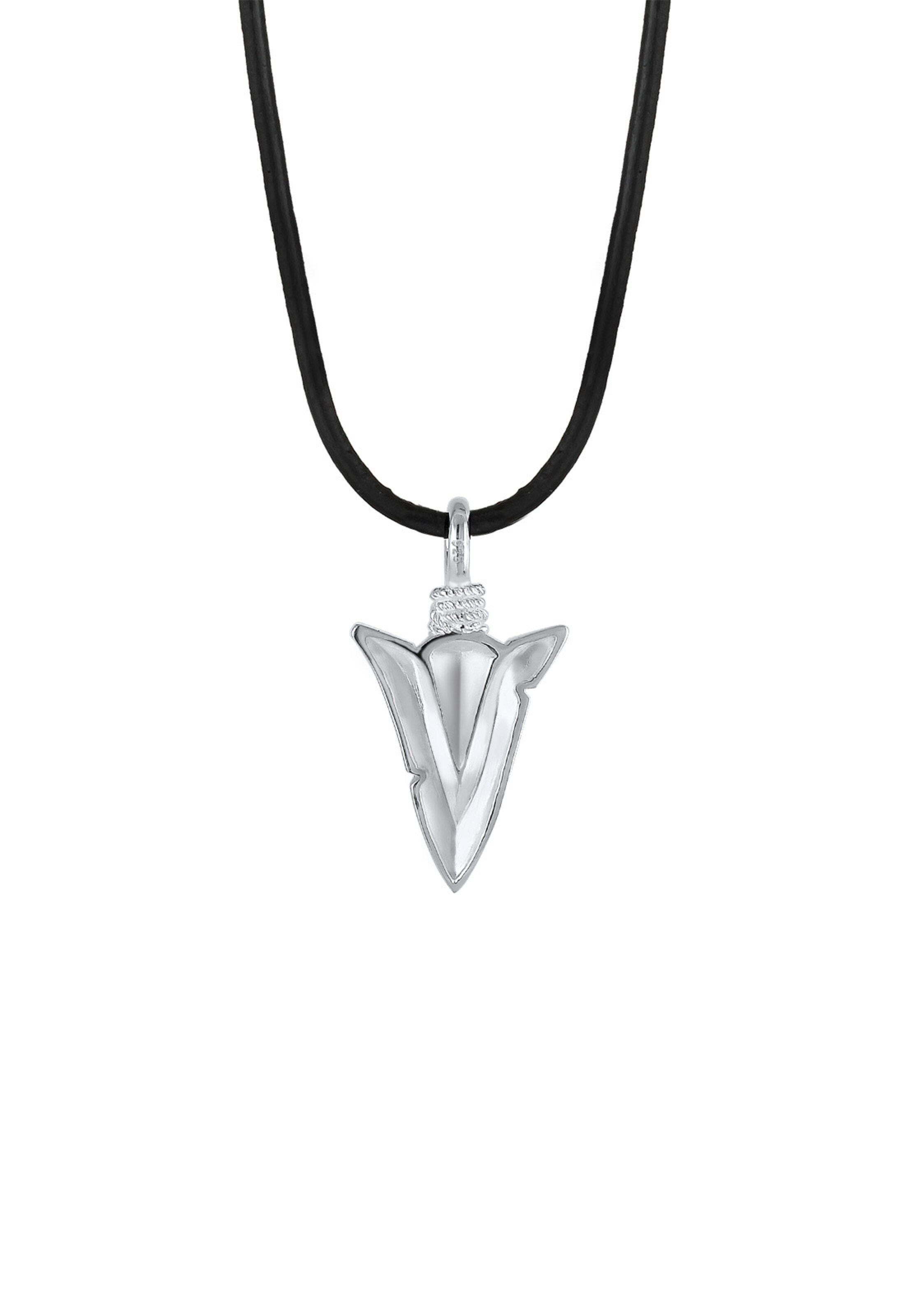 KUZZOI Ketting 'Pfeil' in Zilver