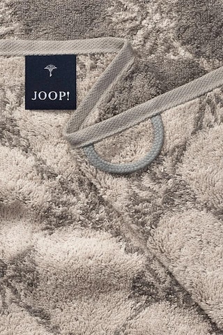 JOOP! Shower towel 'Cornflower' in Beige