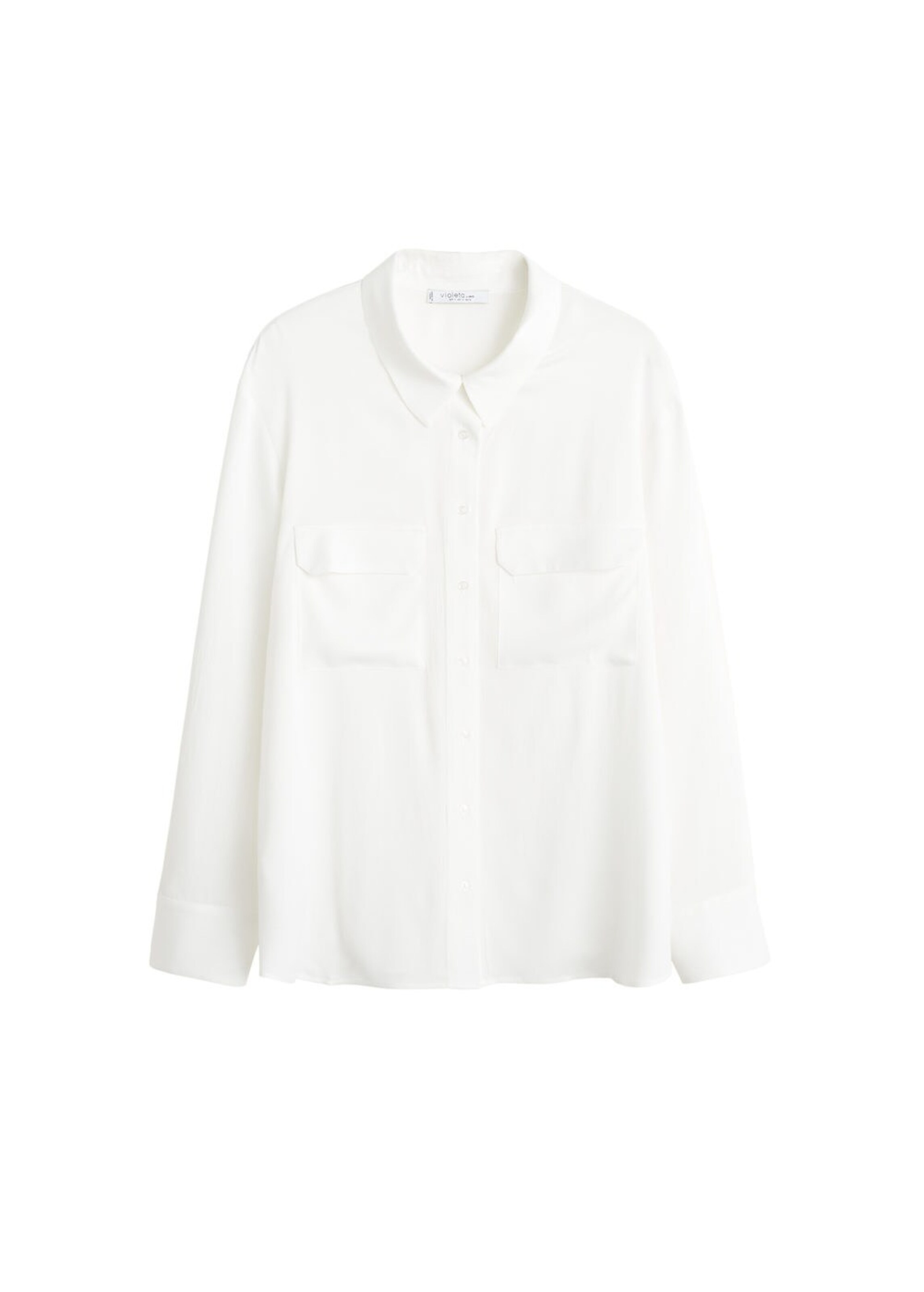 VIOLETA by Mango - Bluse in weißmeliert