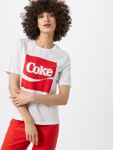 ONLY Shirt 'ONLCoke' in Weiß: Vorderseite