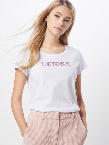 Tricou 'DaleniL' de la LIEBLINGSSTÜCK pe alb: față
