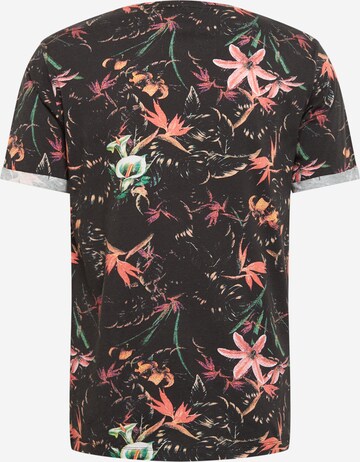 Key Largo Regular fit T-shirt 'JUNGLES' i svart