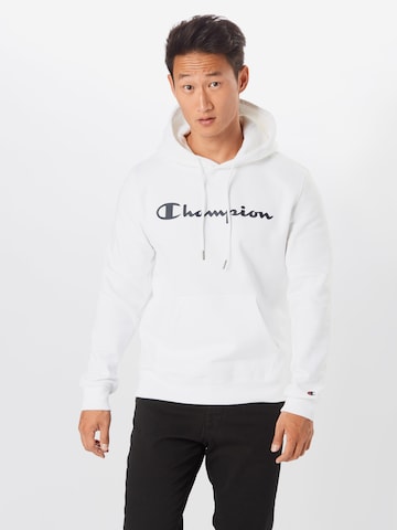 Coupe regular Sweat-shirt Champion Authentic Athletic Apparel en blanc : devant