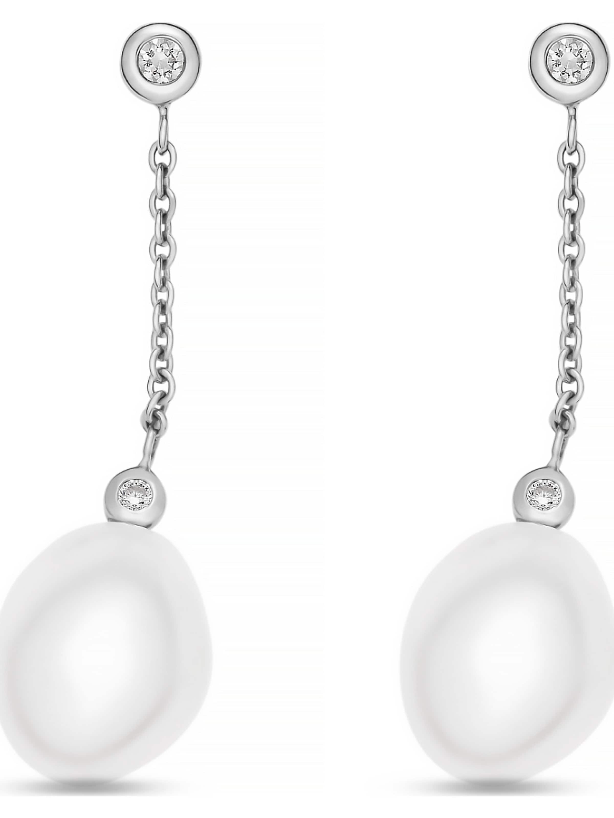 CHRIST Ohrhänger in Silber: Vorderseite