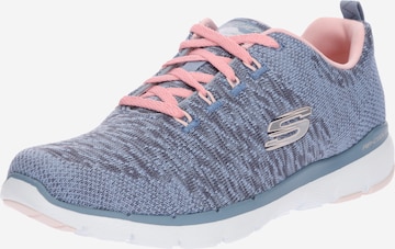 SKECHERS Madalad ketsid 'Flex Appeal 3.0', värv sinine: eest vaates