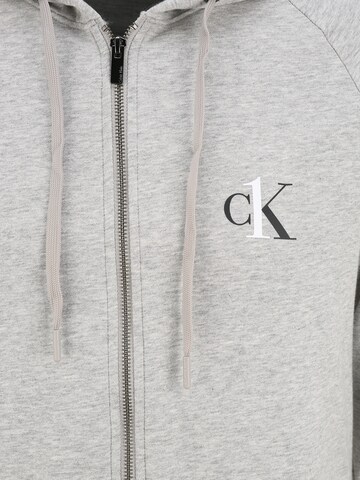 Calvin Klein Underwear - regular Sudadera con cremallera en gris