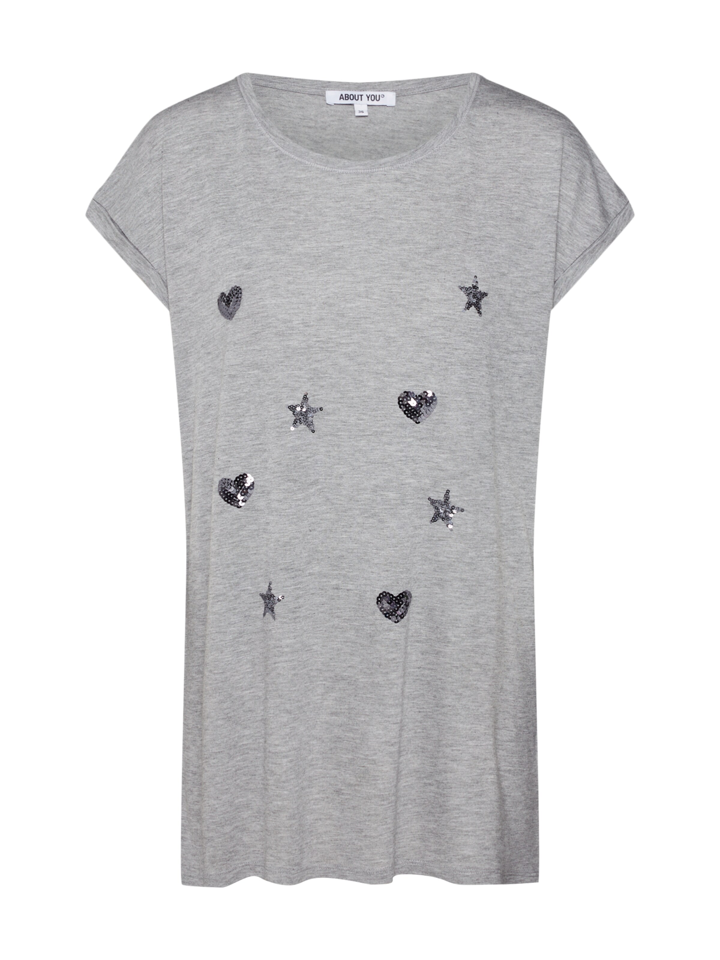 ABOUT YOU - Shirt 'Cora' in de kleur Grijs