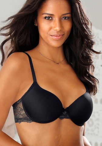 Invisible Soutien-gorge LASCANA en noir : devant