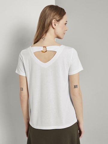 T-shirt TOM TAILOR en blanc